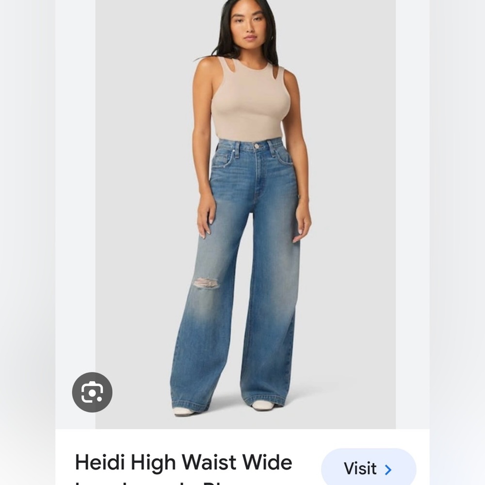 Hudson | Heidi | High Rise Wide Leg Jeans | Size 28 | NEW